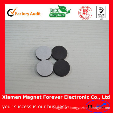 Strong Disc Magnet Rubber Magnet with 3m Adhesive